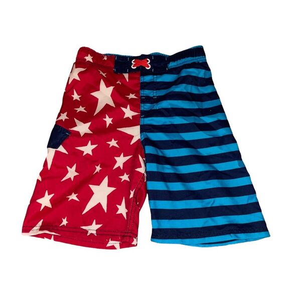 Cherokee Big Boy’s Swim Trunks American Flag - Picture 1 of 7